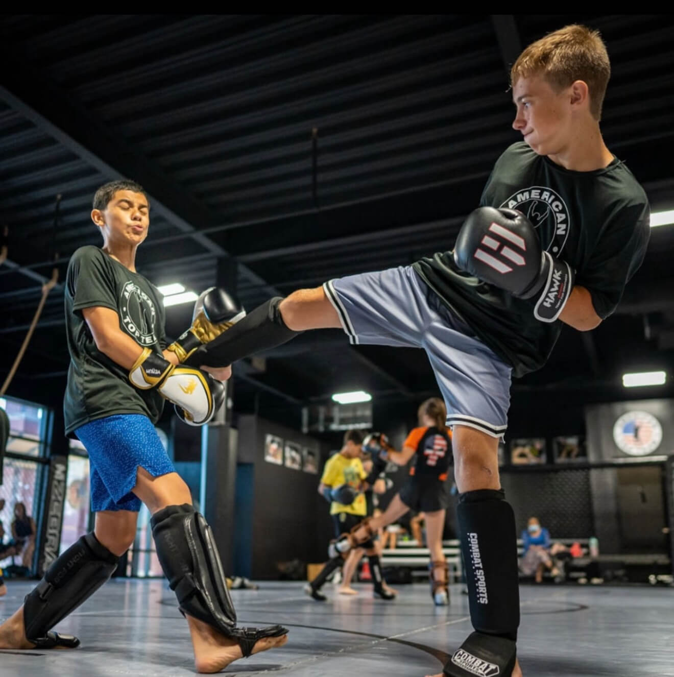 Teens Kickboxing classes at APEX Sterling